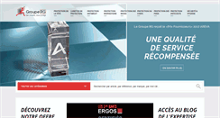 Desktop Screenshot of groupe-rg.com